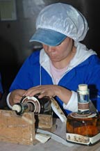 1921 tequila is bottled and labeled by hand at agabe tequilana 