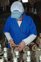 1921 tequila is bottled and labeled by hand at agabe tequilana 