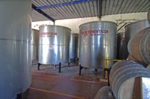 Fermentaion tanks at Compania Tequilera Puerta de Hierro - Fabrica de Tequila - El Arenal